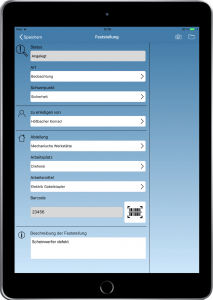 synerisAPP mit QR-Code
