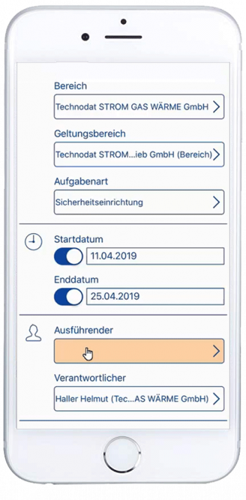 syneris APP: Deficiency recording