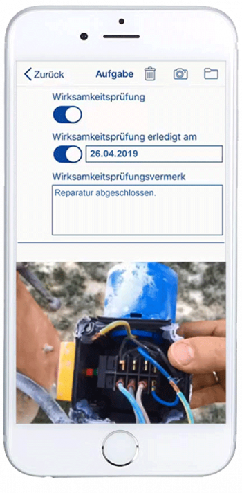 syneris SpontanAPP - Mängelbeseitigung