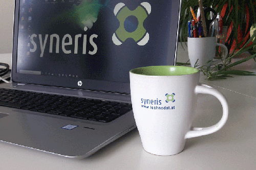 syneris coffee mug by Technodat