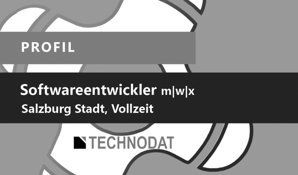 Technodat Job - Software developer, place of employment Salzburg